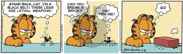 Garfield on Wednesday April 8, 2009 Comic Strip