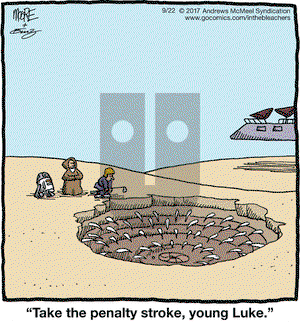 In the Bleachers on Friday September 22, 2017 Comic Strip
