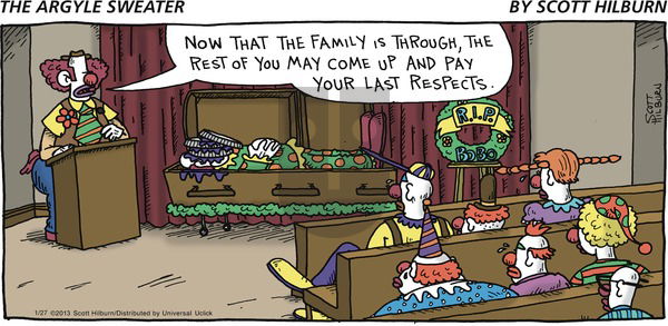 The Argyle Sweater on Sunday January 27, 2013 Comic Strip