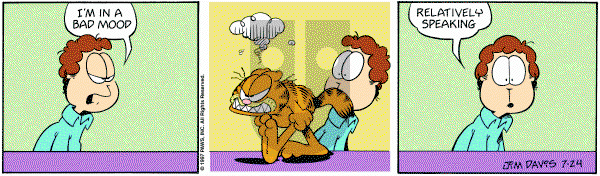Garfield - Thursday July 24, 1997 Comic Strip