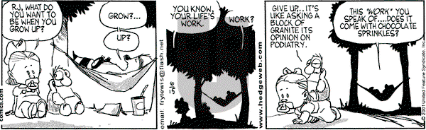 Over the Hedge on Friday June 15, 2001 Comic Strip