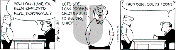 The Born Loser on Wednesday March 2, 2005 Comic Strip