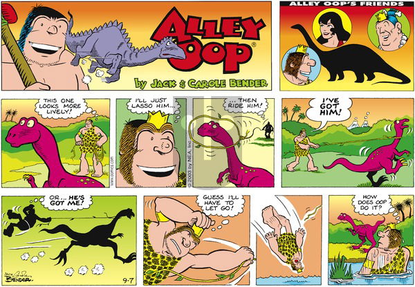 Alley Oop on Sunday September 7, 2003 Comic Strip