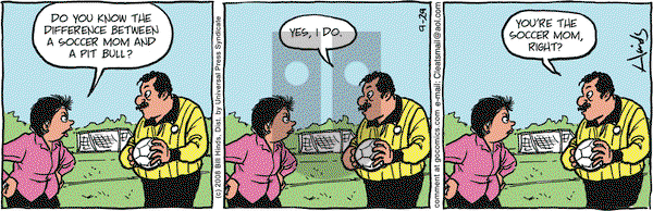 Cleats on Monday September 29, 2008 Comic Strip