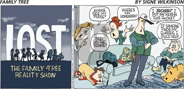 Family Tree - Sunday May 4, 2008 Comic Strip