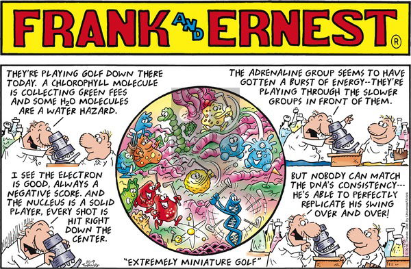 Frank and Ernest on Sunday October 9, 2016 Comic Strip