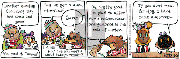Breaking Cat News on Wednesday February 3, 2021 Comic Strip