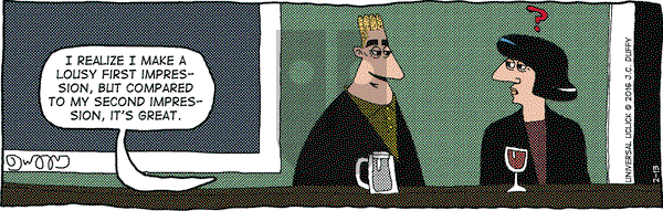 The Fusco Brothers - Saturday February 13, 2016 Comic Strip