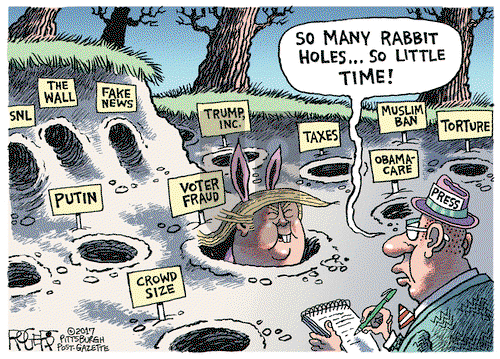Rob Rogers on Friday January 27, 2017 Comic Strip
