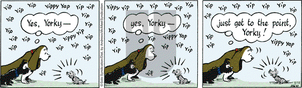 Fred Basset on Friday August 18, 2017 Comic Strip