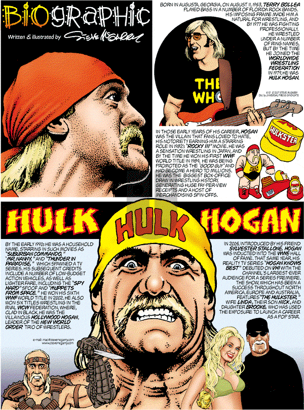Biographic on Sunday May 13, 2007 Comic Strip