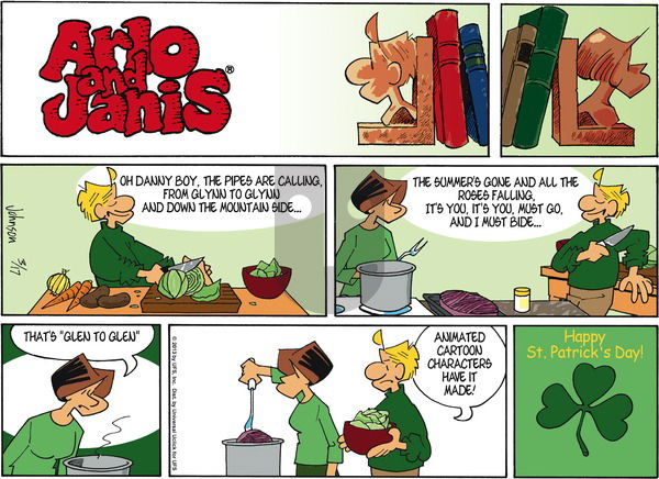 Arlo and Janis on Sunday March 17, 2013 Comic Strip