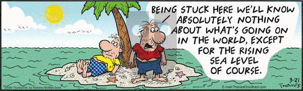 Frank and Ernest on Saturday March 21, 2020 Comic Strip