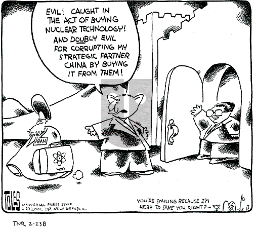 Tom Toles - Sunday February 24, 2002 Comic Strip