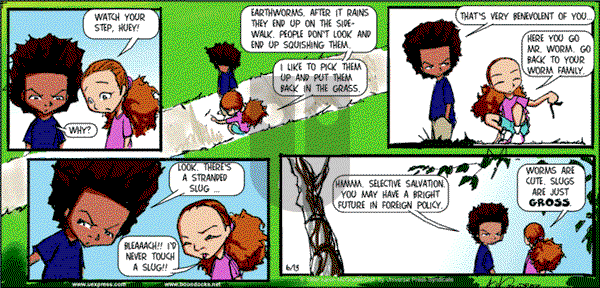 The Boondocks on Sunday January 14, 2007 Comic Strip