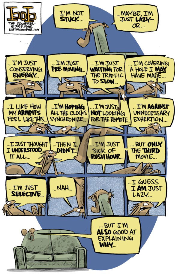 Bob the Squirrel on Sunday April 6, 2025 Comic Strip
