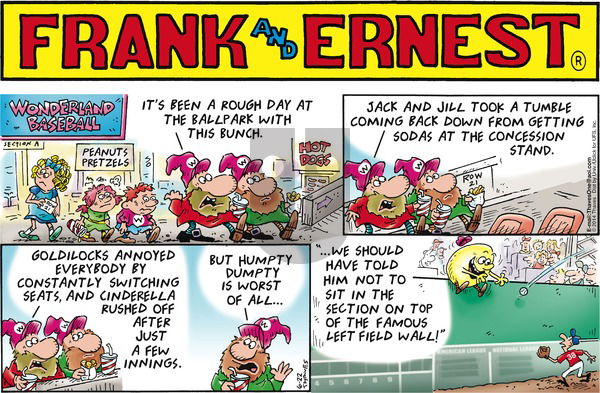 Frank and Ernest on Sunday June 22, 2014 Comic Strip