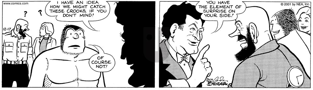 Alley Oop - Monday December 17, 2001 Comic Strip