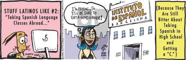 La Cucaracha on Tuesday April 1, 2008 Comic Strip