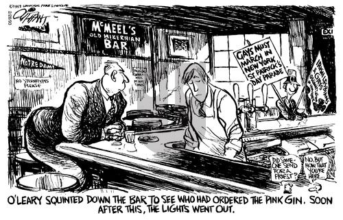 Pat Oliphant on Sunday February 28, 1993 Comic Strip