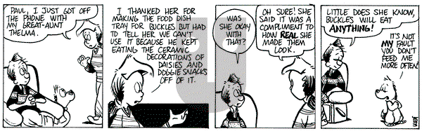 Buckles on Saturday May 17, 2025 Comic Strip