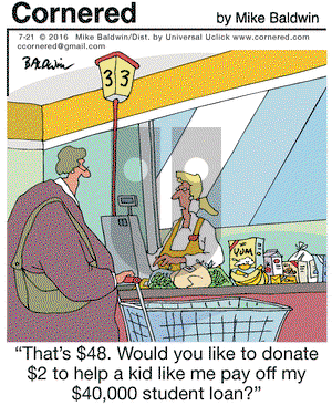 Cornered on Thursday July 21, 2016 Comic Strip
