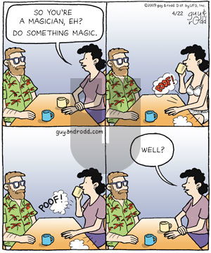 Brevity on Wednesday April 22, 2009 Comic Strip