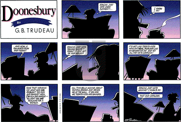 Doonesbury on Sunday June 5, 1994 Comic Strip