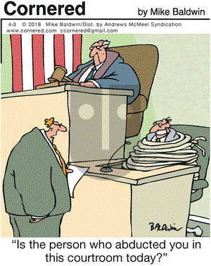Cornered on Tuesday April 3, 2018 Comic Strip