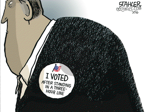 Jeff Stahler on Tuesday November 8, 2016 Comic Strip