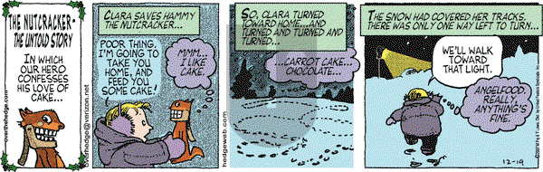 Over the Hedge on Wednesday December 19, 2007 Comic Strip