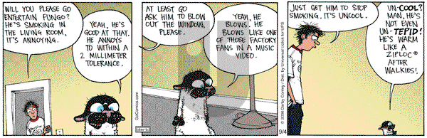 Get Fuzzy on Thursday September 4, 2014 Comic Strip