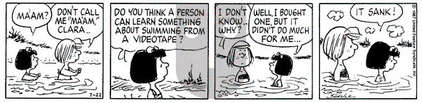 Peanuts on Wednesday July 22, 1987 Comic Strip