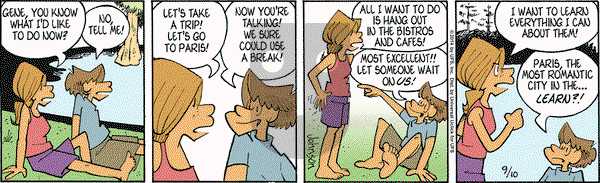 Arlo and Janis on Wednesday September 10, 2014 Comic Strip