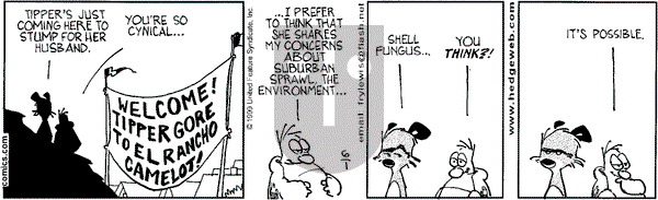 Over the Hedge on Tuesday June 1, 1999 Comic Strip