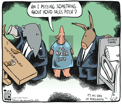 Tom Toles on Monday September 18, 2017 Comic Strip