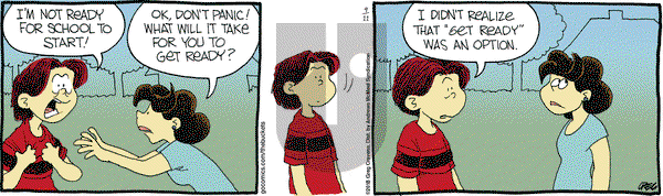 The Buckets on Tuesday September 11, 2018 Comic Strip