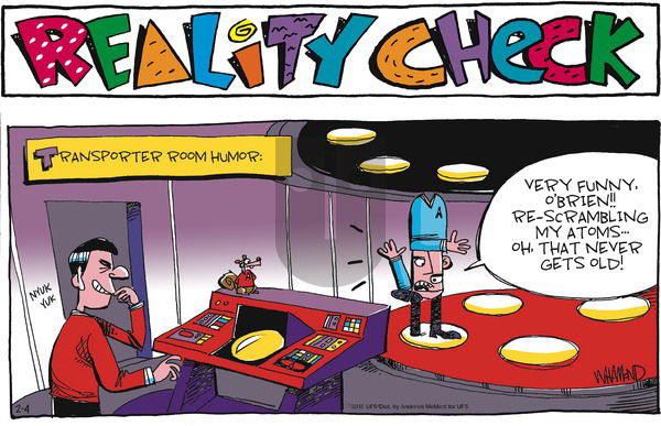 Reality Check on Sunday February 4, 2018 Comic Strip