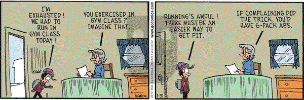 Grand Avenue on Tuesday January 31, 2017 Comic Strip