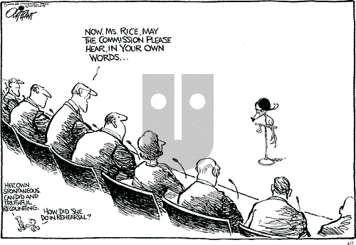 Pat Oliphant on Wednesday April 7, 2004 Comic Strip