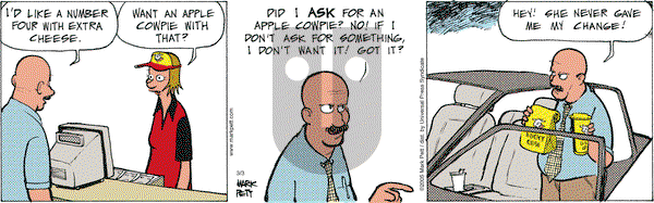 Lucky Cow on Thursday March 3, 2005 Comic Strip