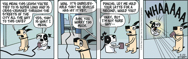 Pooch Cafe on Friday June 22, 2018 Comic Strip