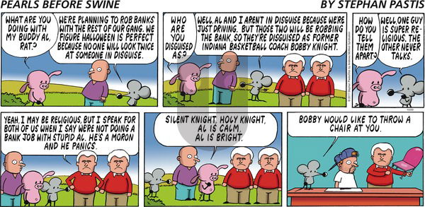 Pearls Before Swine on Sunday October 29, 2017 Comic Strip