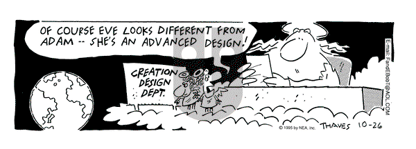 Frank and Ernest on Thursday October 26, 1995 Comic Strip