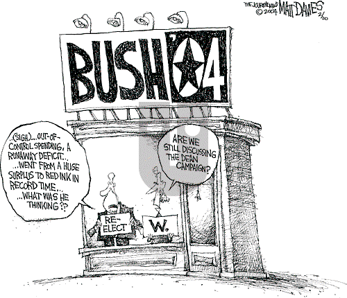 Matt Davies on Friday February 20, 2004 Comic Strip