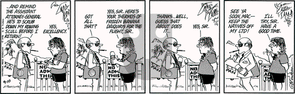 Doonesbury on Wednesday September 10, 1975 Comic Strip