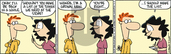 Baby Blues on Saturday March 8, 2025 Comic Strip