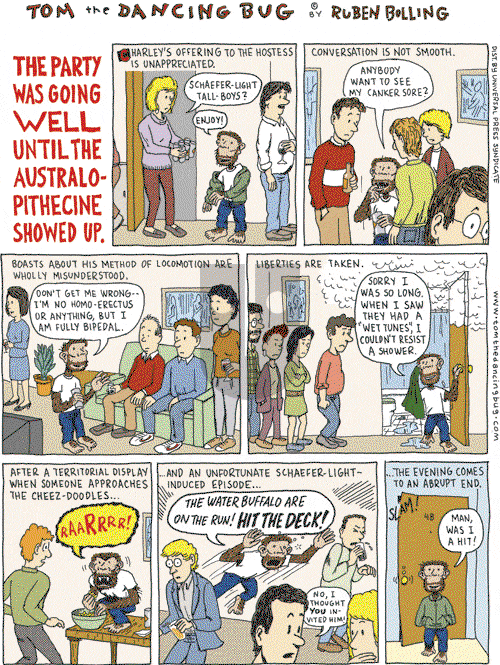 Tom the Dancing Bug - Saturday September 2, 2006 Comic Strip