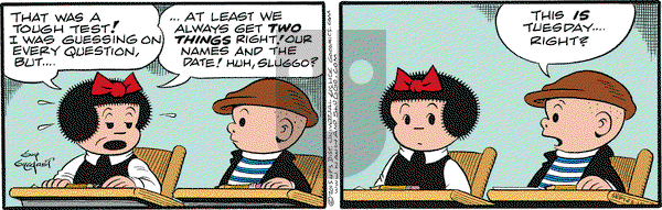 Nancy on Wednesday September 23, 2015 Comic Strip