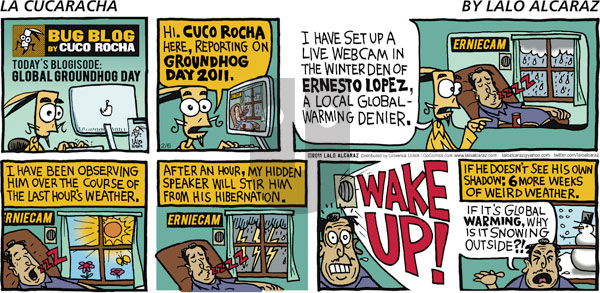 La Cucaracha on Sunday February 6, 2011 Comic Strip